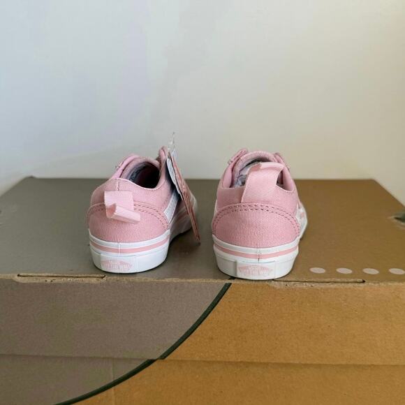 Vans Ward Pink/White Toddler Slip On Sneakers - SZ 4 C - Picture 7 of 11